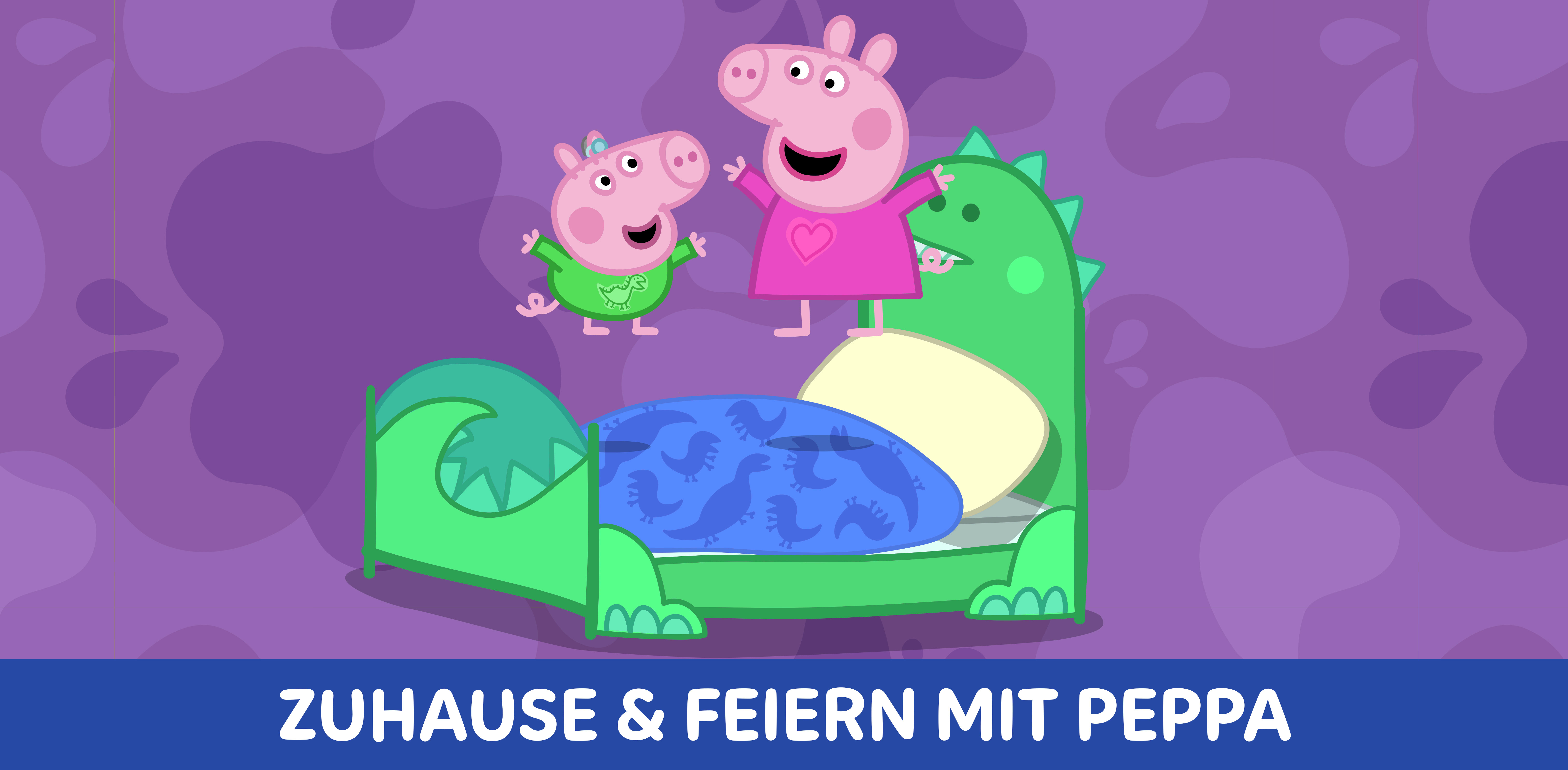 Zuhause und Feiern mit Peppa