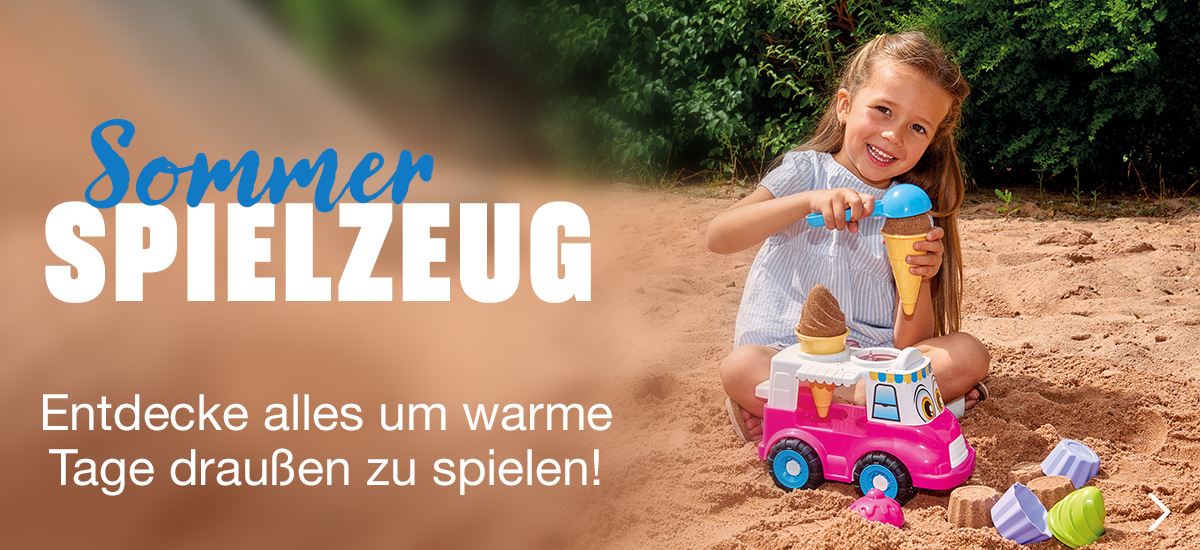 Sommerspielzeug und Sandartikel
