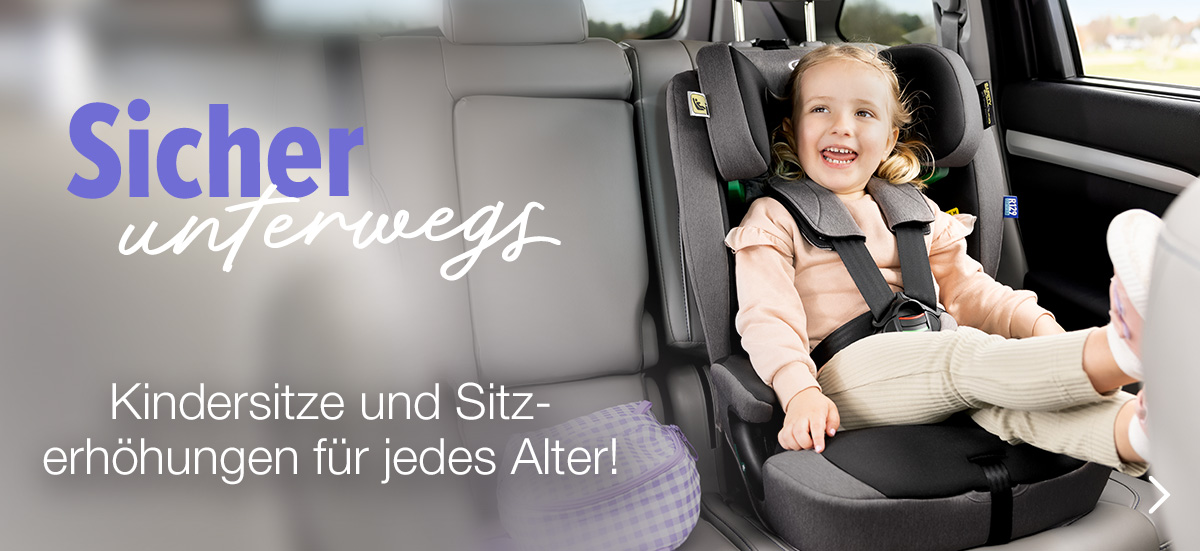 Kindersitze und Sitzerhöhungen