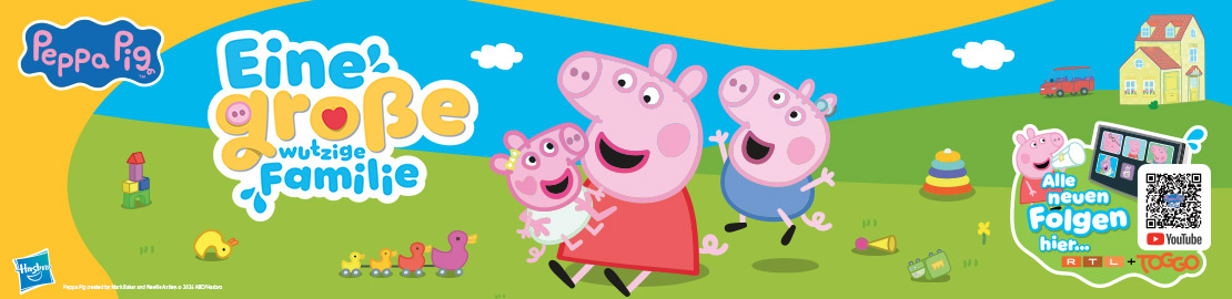 Willkommen im Peppa Pig Brandshop